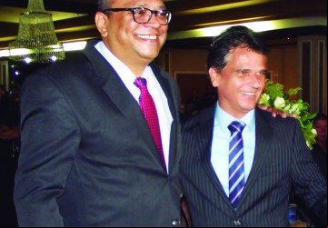 Vice-Prefeito Eliacim e o Prefeito Luizinho de Alfenas