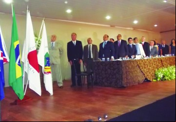 Cerimônia de posse dos eleitos em Alfenas, no Tênis Clube, nas últimas eleições