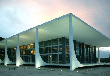 Sede do STF em Brasília, Capital Federal.