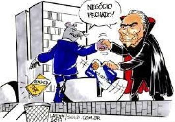 Negociatas sempre nos Bastidores da política....